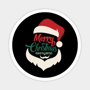 Merry Christmas Everyone Santa Magnet